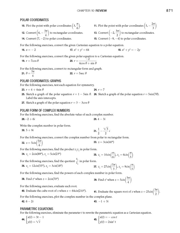 Algebra and Trigonometry - Front Matter 889